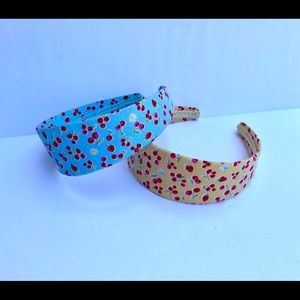 Two Colorful Wide Summer Headbands